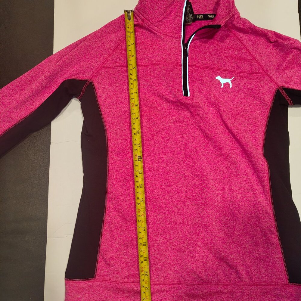 Women's Victoria's Secret Pink Zip Up Jacket Sportswear Athletic Material Small - Picture 6 of 8